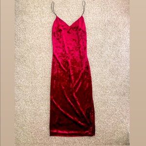 Windsor velvet dress